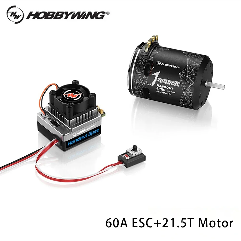 HOBBYWING XERUN XR10 60A Sensored Brushless ESC Motor Combo for 1