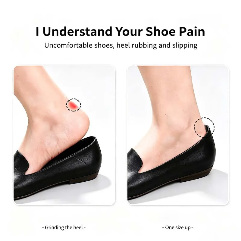 Transparent Heel Pads Protect the Back of the Foot and Reduce Friction with New Shoes, Providing a Snug Fit and Cushioning for Comfort, Suitable for Daily Use