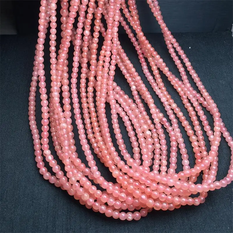 6MM Natural Red Lace Agate Triple Circle Bracelet For Women Men Love Gift Crystal Beads Strands Jewelry Gift 1PCS