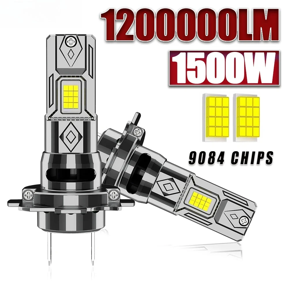 

1500W Led Lights 120000LM CANBUS 1:1 Wireless Mini LED Headlight For Car 9084 CSP Chip Turbo Auto Fog Bulbs With Fan Plug&Play