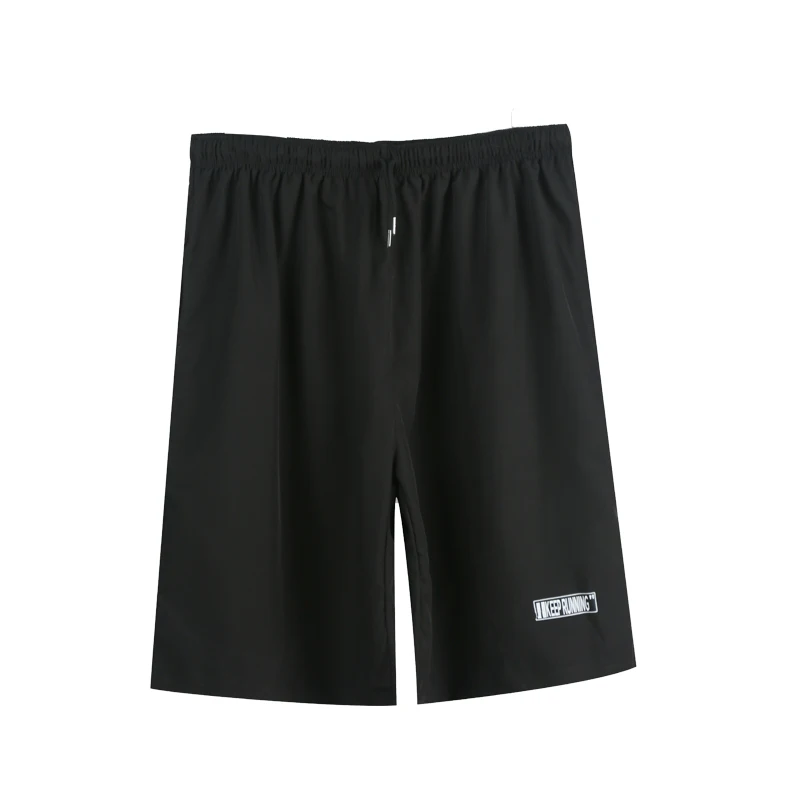 Calção de seda gelo de cintura alta masculino, secagem rápida, solto, casual, esportivo, calça de praia legal, tamanho grande, 5-quartos, 7XL, verão