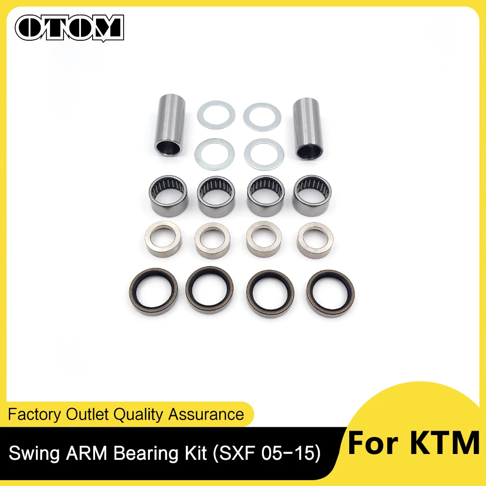 

OTOM Motorcycle Swing ARM Maintenance Kit Roller Needle Bearing Oil Seal Bushing For KTM SX SXF XC XCF EXC HUSQVARNA FC FE TC TE