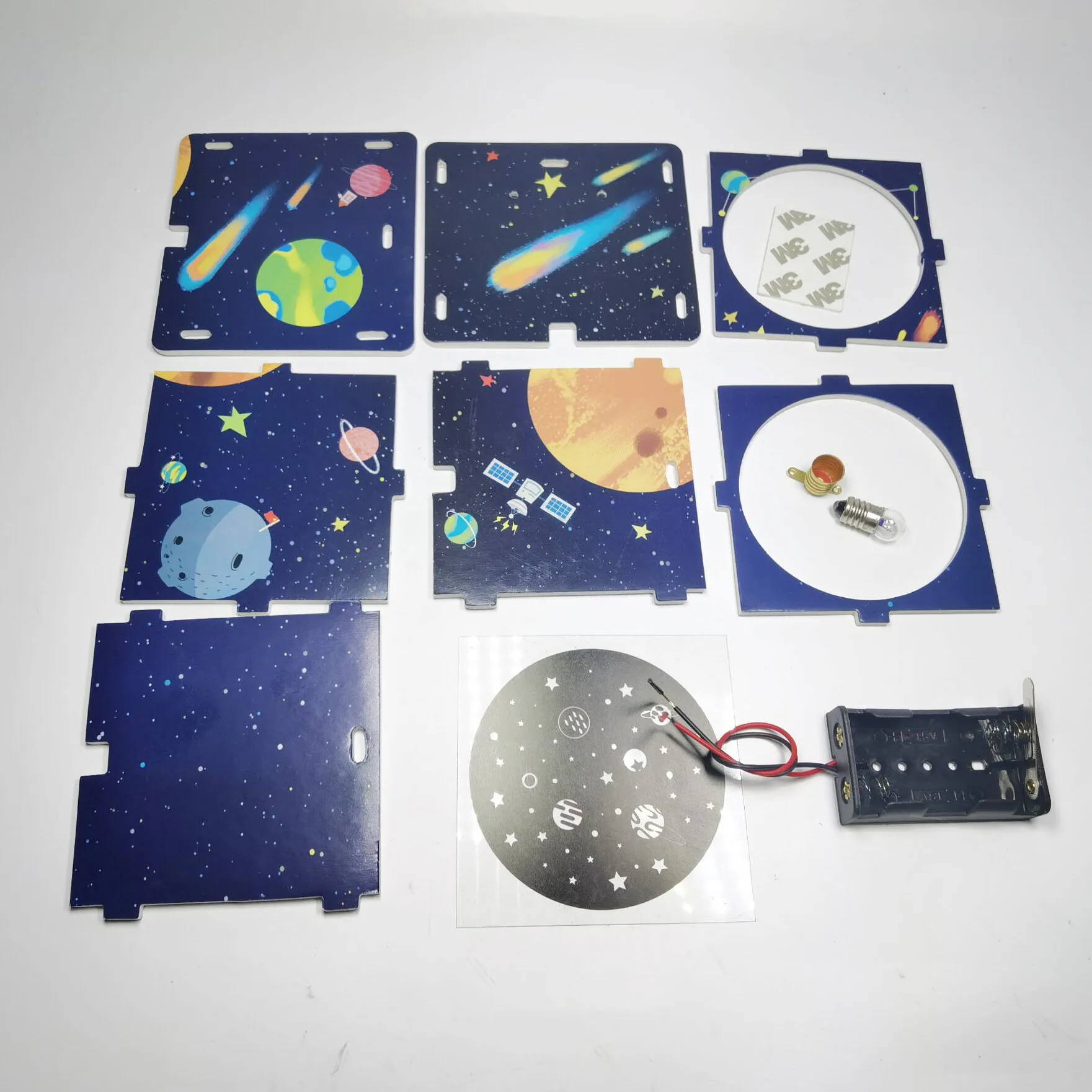 Homemade Star Lights DIY Student Technology Small Production Science and Education Toy Model Science Experiment Toy Gifts