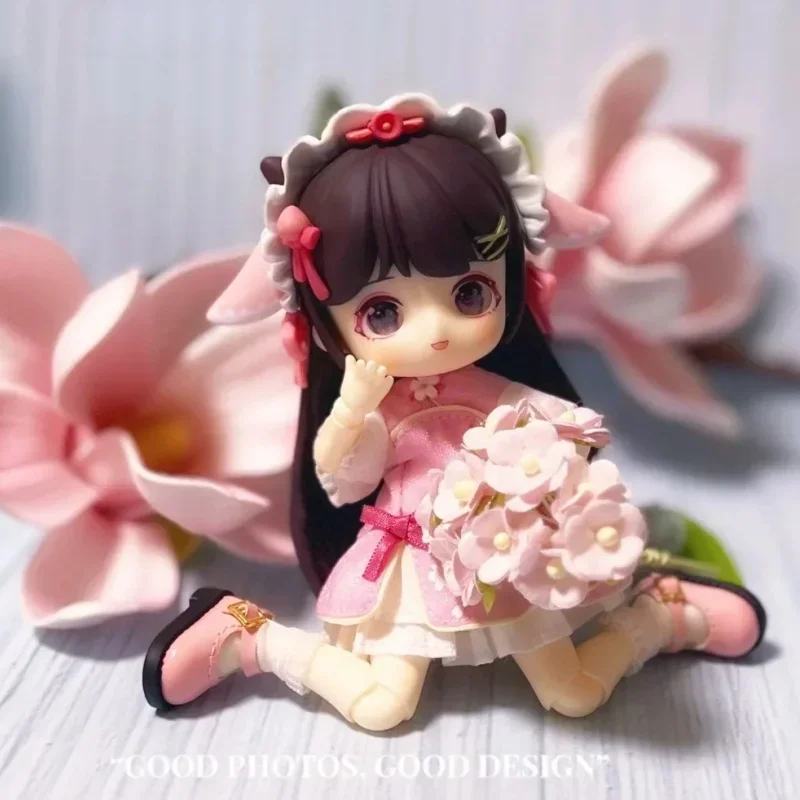 Original Nagi Cherry Blossom Season 1/12 Bjd Doll Kawaii Elevator Figure Bjd Action Figurine Model Collection Statue Ornament