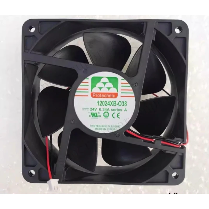 

S+ 1 шт. MGA12024XB-O38 12038 DC24V 0.34A 2-проводной вентилятор охлаждения инвертора
