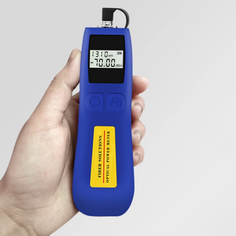 6 Wavelengths Mini Optical Power Meter Tester -70To10 Optical Fiber Tester Optical Work Rate Meter Handheld FTTH