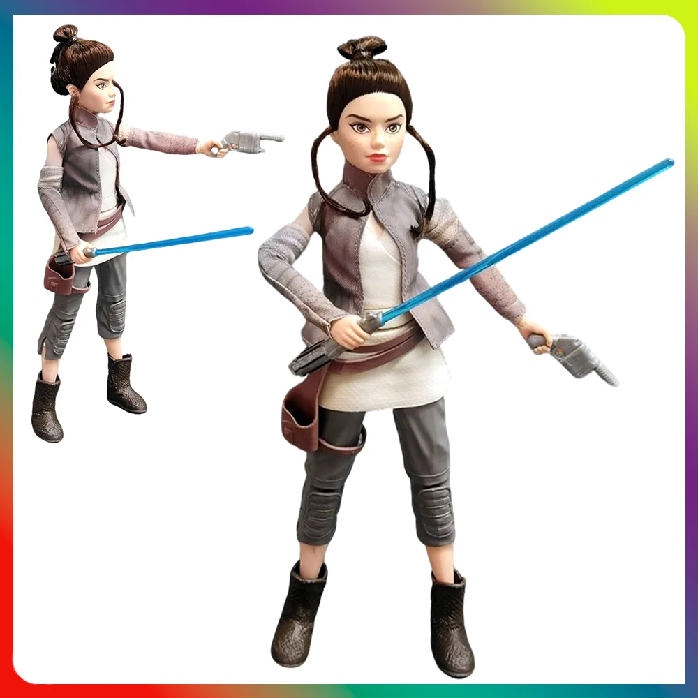Hot Star Wars Forces Of Destiny Rey Of Jakku And Kylo Ren Adventure Characters Action Figure Classic Movies Collectible Toy