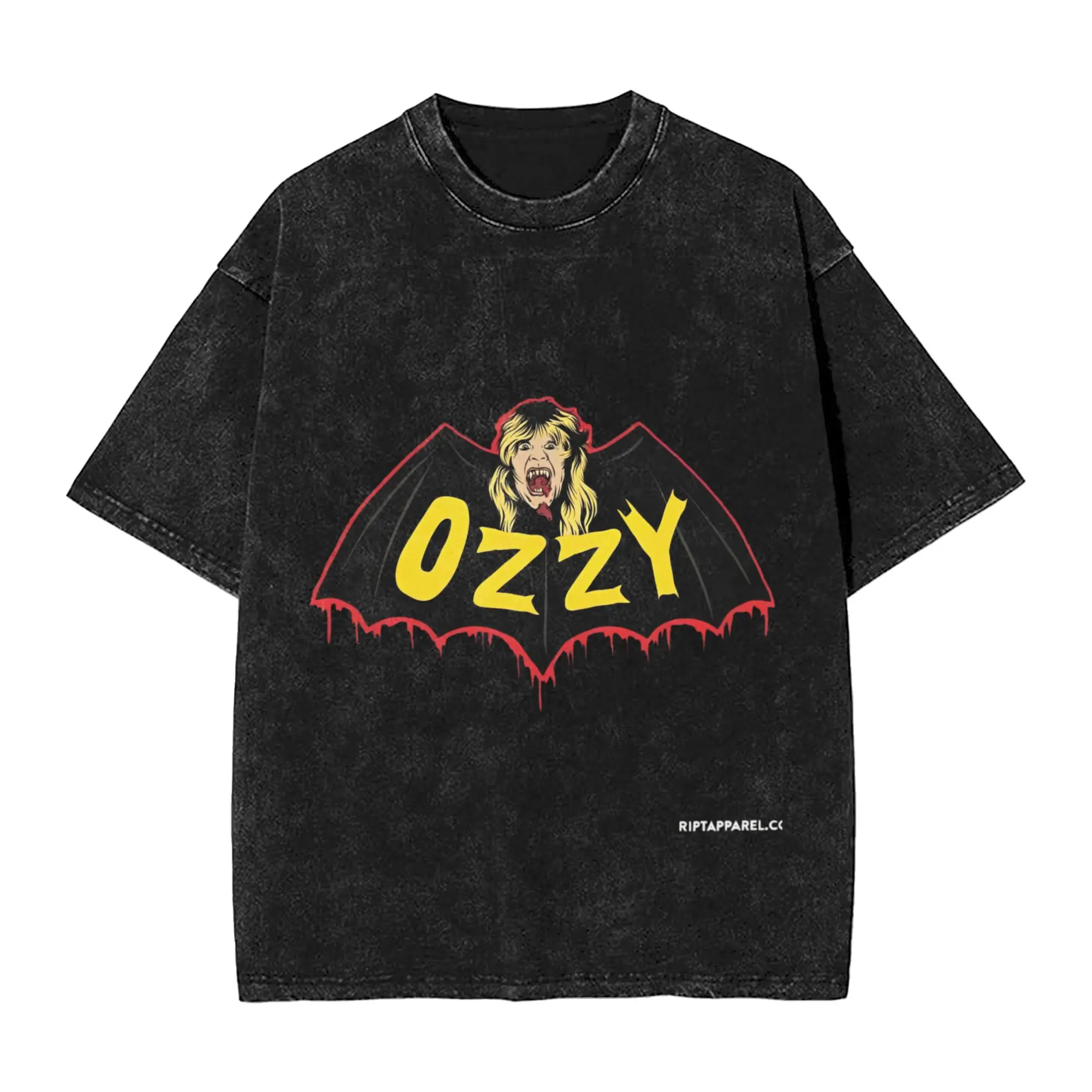 

Oversized Washed T Shirt Ozzy Osbourne Cotton T-Shirts Rock Punk Hip Hop Tee Shirt for Couple Summer Aesthetic Casual Tops