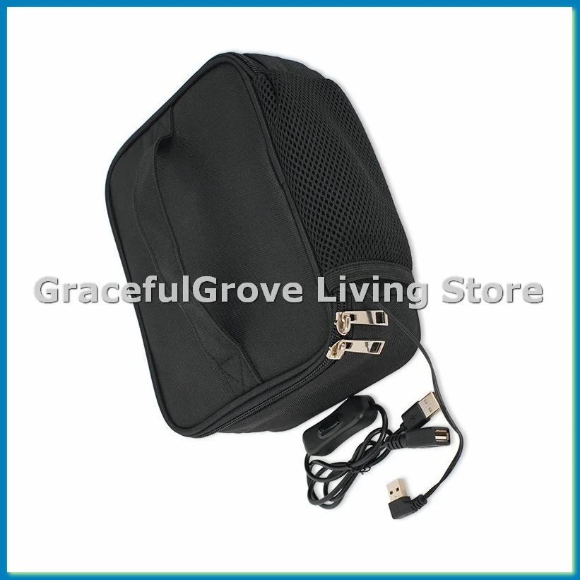 

USB-термосумка для еды с подогревом, водонепроницаемая, для пикника, электрическая сумка-контейнер для обедов - ABLL