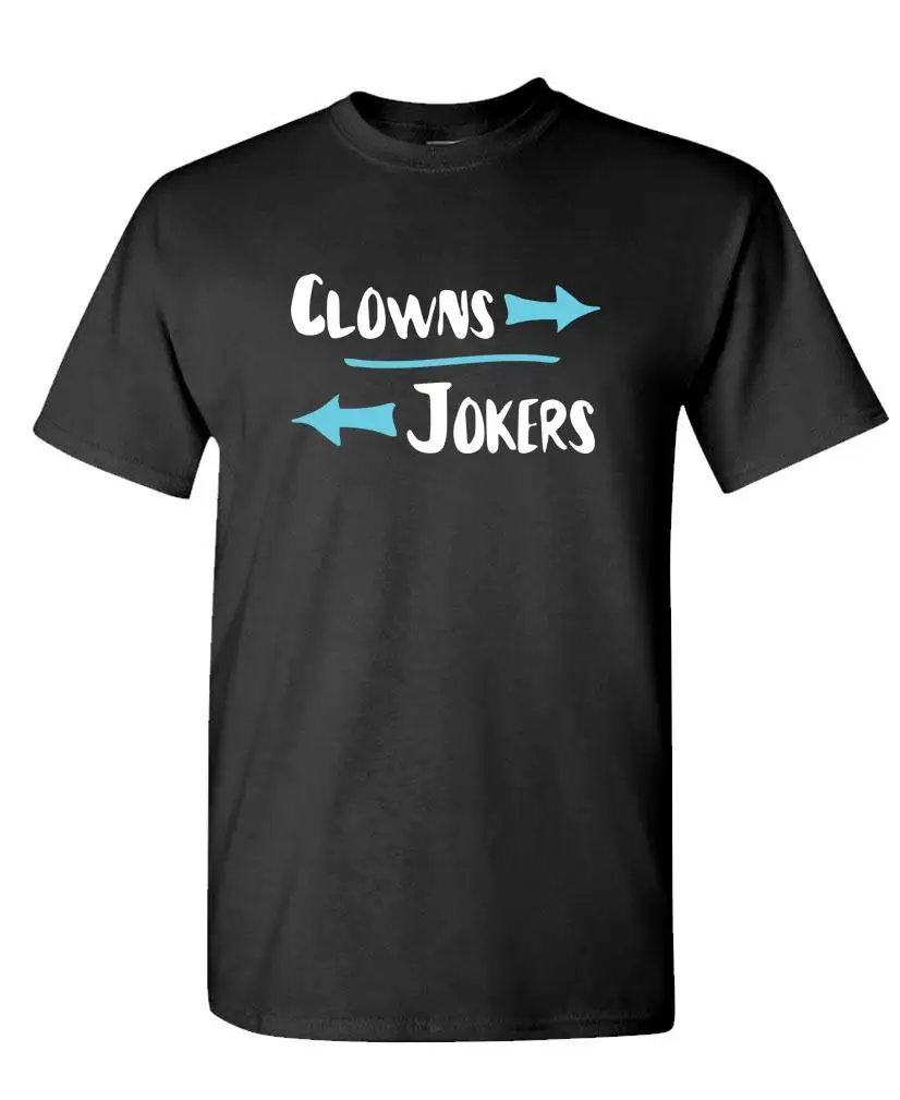 CLOWNS TO THE Left Of Me Jokers 2 The Right - Unisex Cotton T-Shirt Tee Shirt
