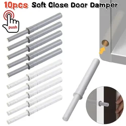 10PCS Rebounding Magnetic Drawer Latch Door Closer Furniture Hardware Cabinet Catches Door Stopper for Wardrobe/Kitchen Cupboard
