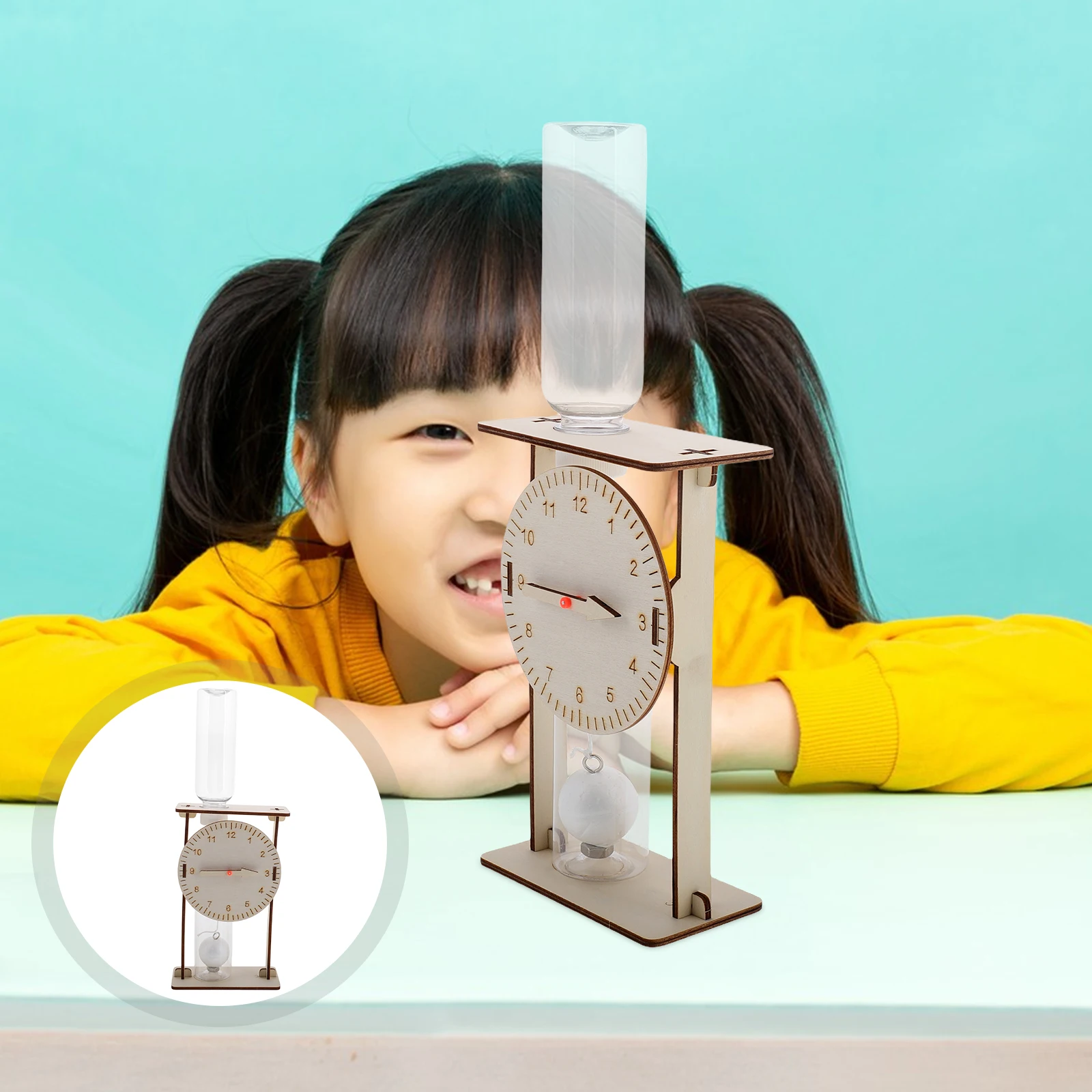 

1 set 1 Set Diy Water Kit For Kids Children'S Science Experiments Educational Time Teaching Clock Classroom Homeschool Supplies
