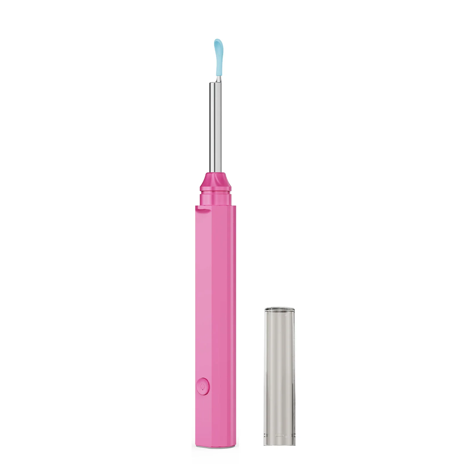 LED Lighted Ear Pick Spoon Ear Wax Cleaner with Soft Silicone Tip Rechargeable Electric Ear Pick For Family Check Ear Nose