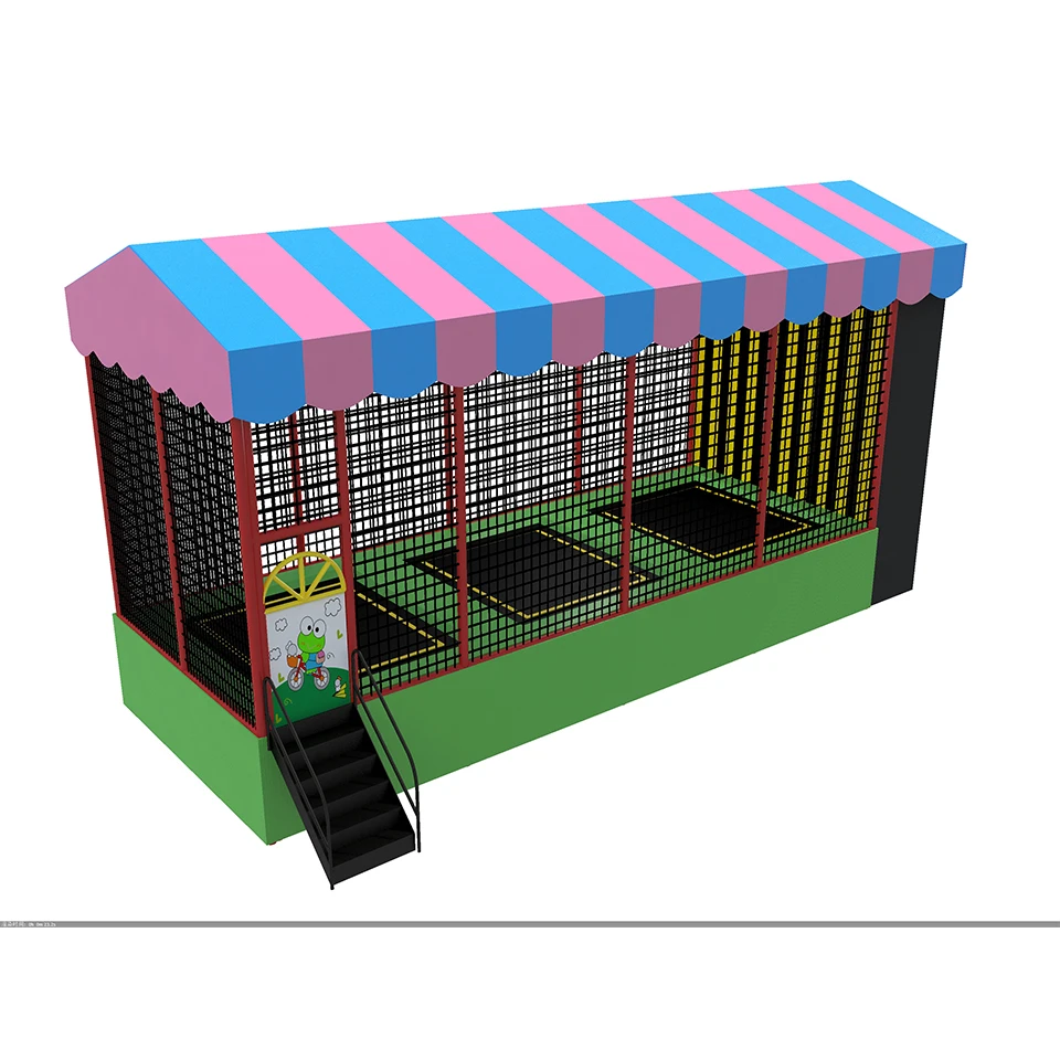 New Mini Trampoline Park Cheap Outdoor Jumping Equipment for Sale