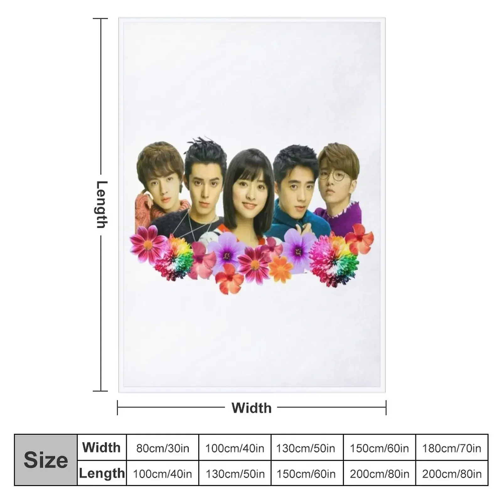 Meteor Garden aesthetic Throw Blanket Stuffeds Tourist sofa bed Decorative Throw Blankets