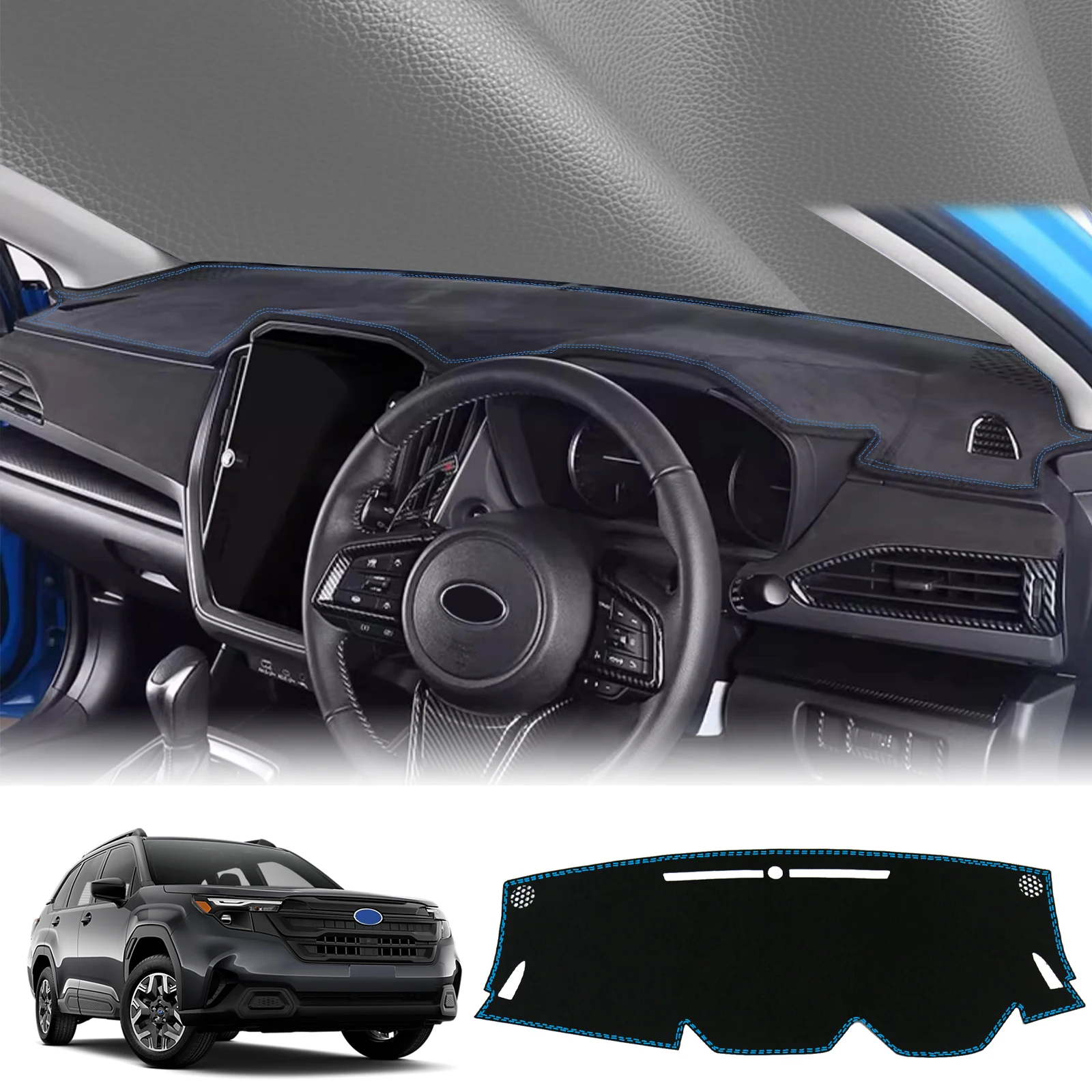 

fit for Subaru Forester 2024 2025 2026 Dashmat Dashboard Cover Pad DashMat Sunshade Protective Carpet Car Accessories
