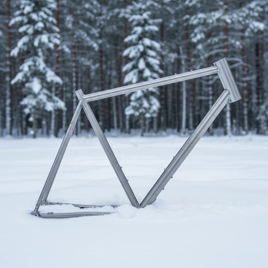 Waltly 44mm Titanium Road Bike Frame 1.6-1.8kg Weight Non-Foldable