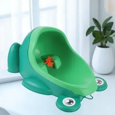 1Pcs Cartoon Frog Urinal Potty Premium PP Material Durable Practical Easy Install Mounted Space Saving Fun Windmill