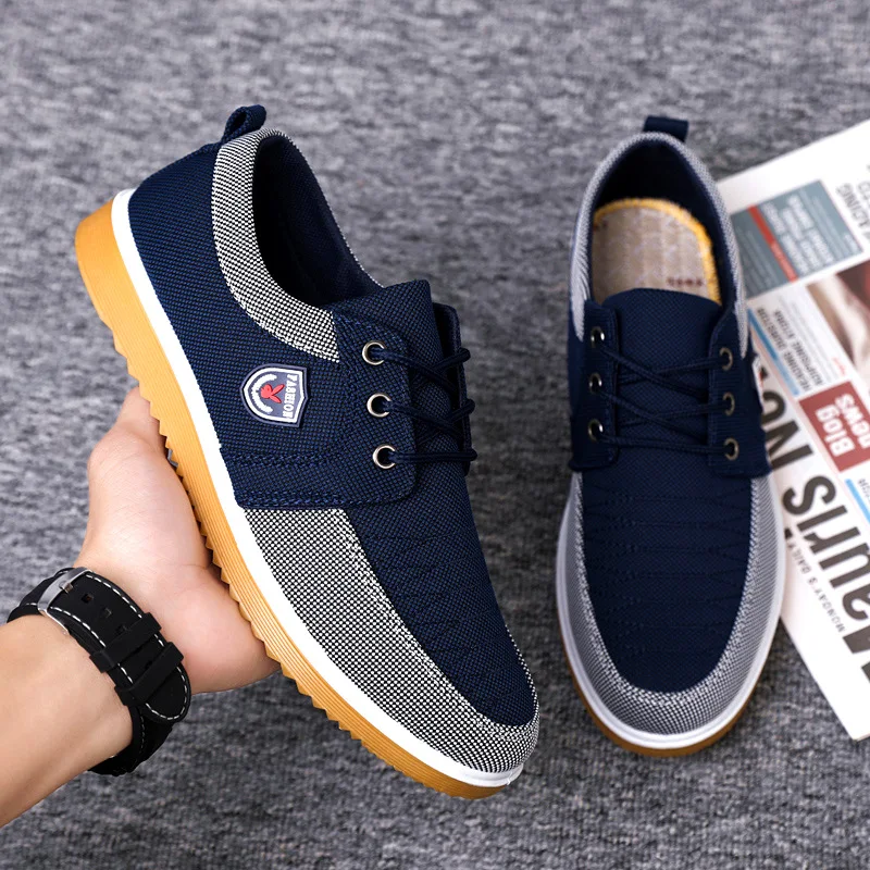 Men Casual Shoes Breathable Canvas Shoes Soft Espadrilles for Men Loafers Sneakers Comfort Driving Footwear tenis masculino