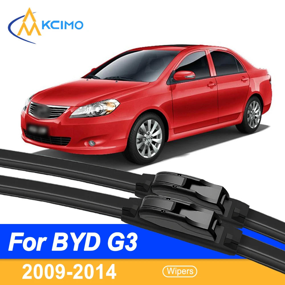 

For BYD G3 2009-2014 Silicone Car Wiper Blades - All Weather Silent Wiper Blades, Quick Release Clip