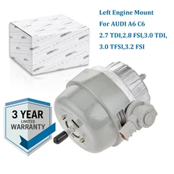 Front Axle Left Engine Mount 4F0199379BH,4F0199379AT,4F0199379L For AUDI A6 C6 2.7/2.8/3.0 TDI, 3.0TFSI, 3.2 FSI 2004-2011