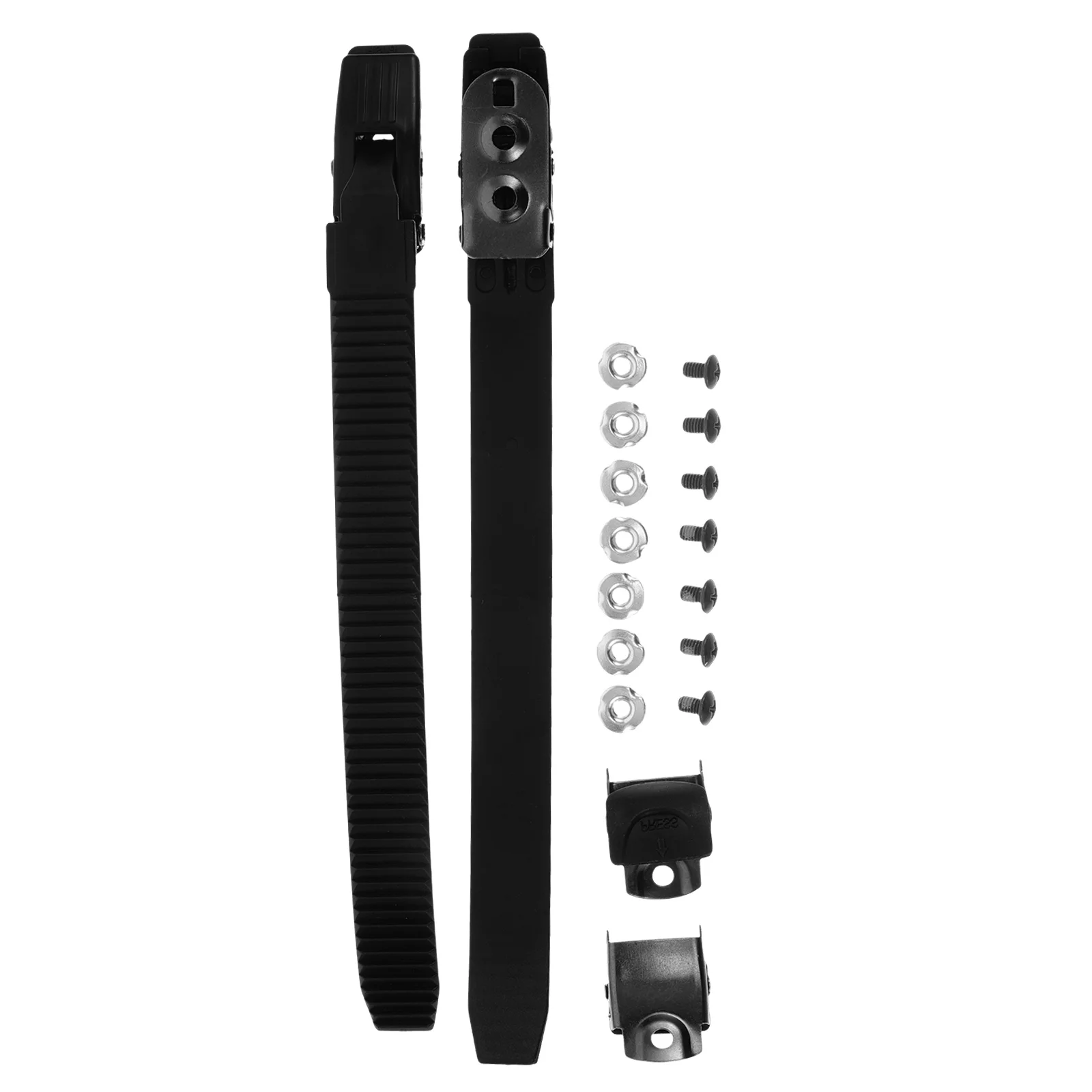 

2Sets ReplaceableBuckleStrapsforRollerSkatesBlackPortableSkateBucklesKidsAdultSecureFitQuickRelease Compatible IdealLength
