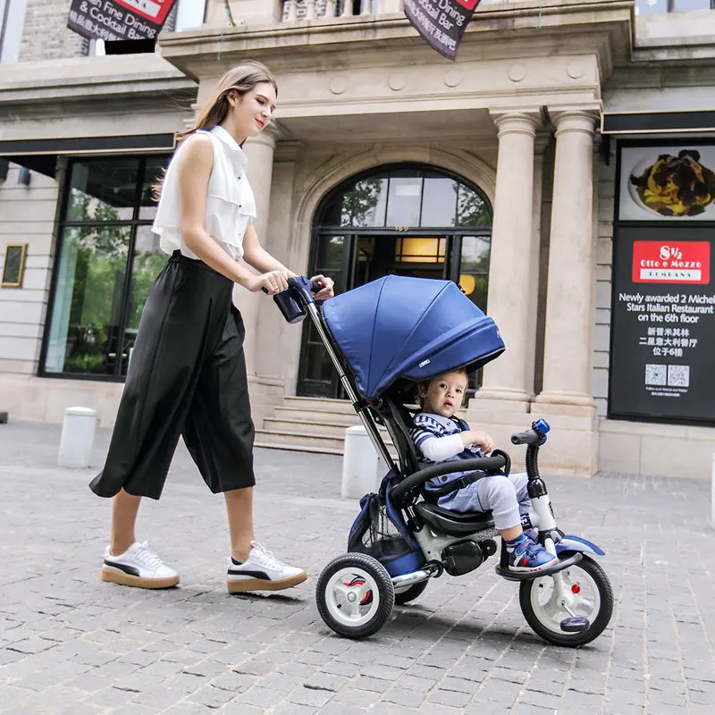 

Children's Tricycle Folding Baby Stroller Children's Bicycle Baby Bicycle Three Wheels Stroller for Infants Aged 1-3 To 6