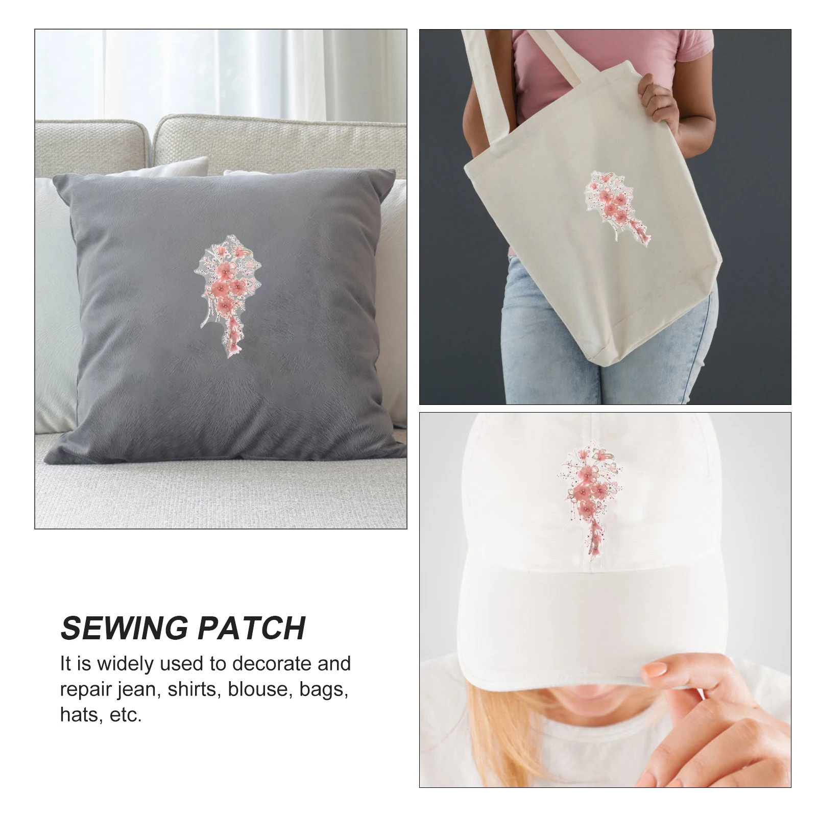 

Lace Decoration Patches for Sewing Flowers Embroidered Iron Applique Clothing Accessory DIY Ruffles