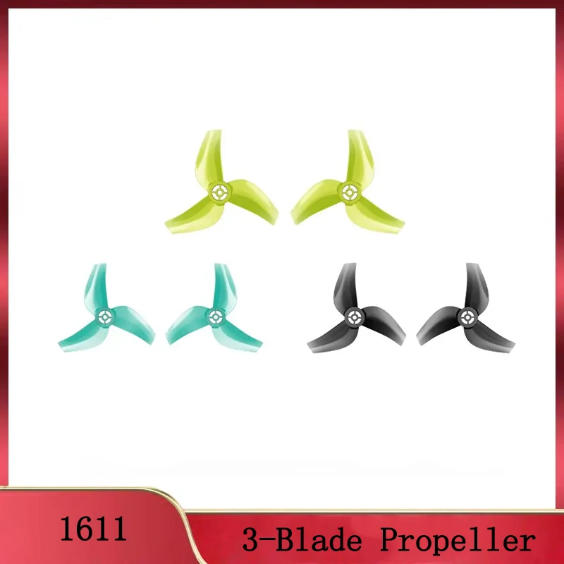 

Набор 3-лопастных пропеллеров FLYWOO 1611 (8 шт.)): вал 1,5 мм, совместимый с Flylens 75/Flybee 16