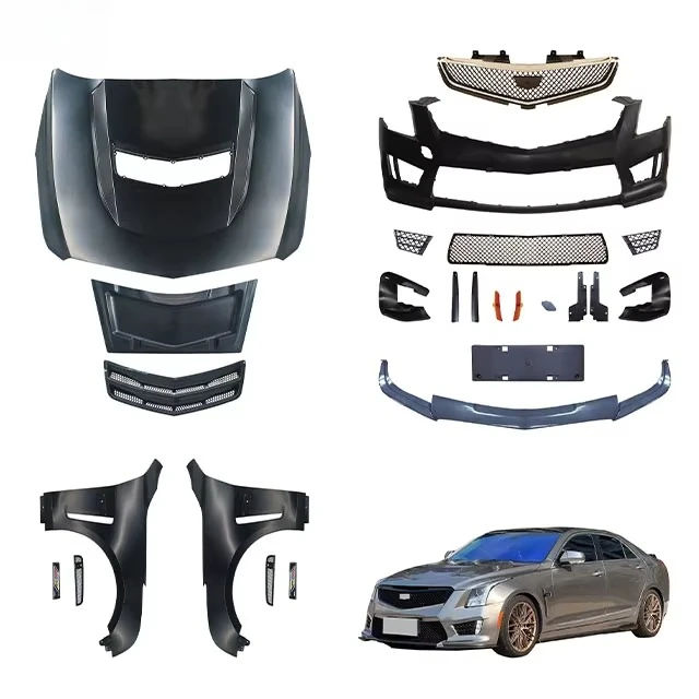 

Новое состояние производства для Cadillac ATS to ATSV 2013-2018 автомобильный полный комплект кузова с решеткой переднего и заднего бампера, крылом