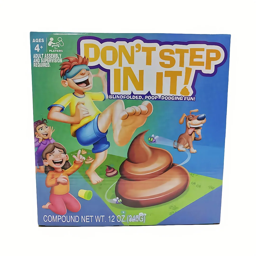 Don'T Step in It Poop Dodging, Board Games, Interactive Games, Suitable for Parties, Suitable for Gifts (Slight Color Difference)