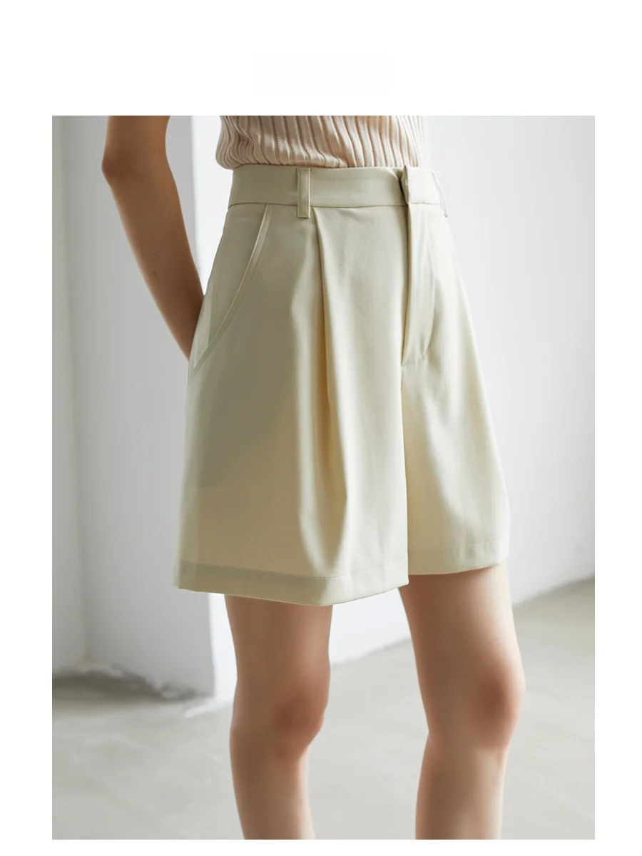 

LIMONN High Waist ort Pants Women's Comfortable Breathable Summer New Sle Commute Asymmetric Design Wide Leg Pants