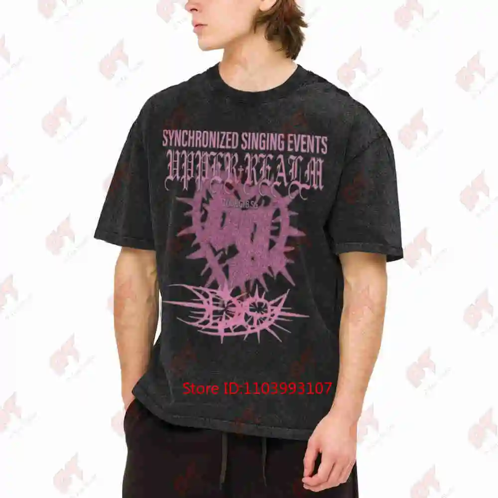 Drain Gang Vintage Washed Tee Pure Cotton T-Shirt