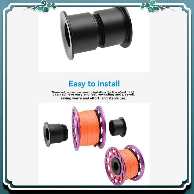 Reliable Sturdy Centre Shaft Axle Scuba Diving Reel, Perfect For Underwater Adventure Enthusiasts