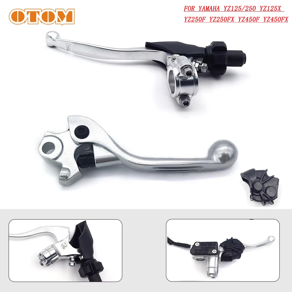 OTOM Motorcycle Front Brake Lever & Clutch Lever FOR YAMAHA YZ125/250 YZ125X YZ250F YZ250FX YZ450F YZ450FX Dust Cover Dustproof