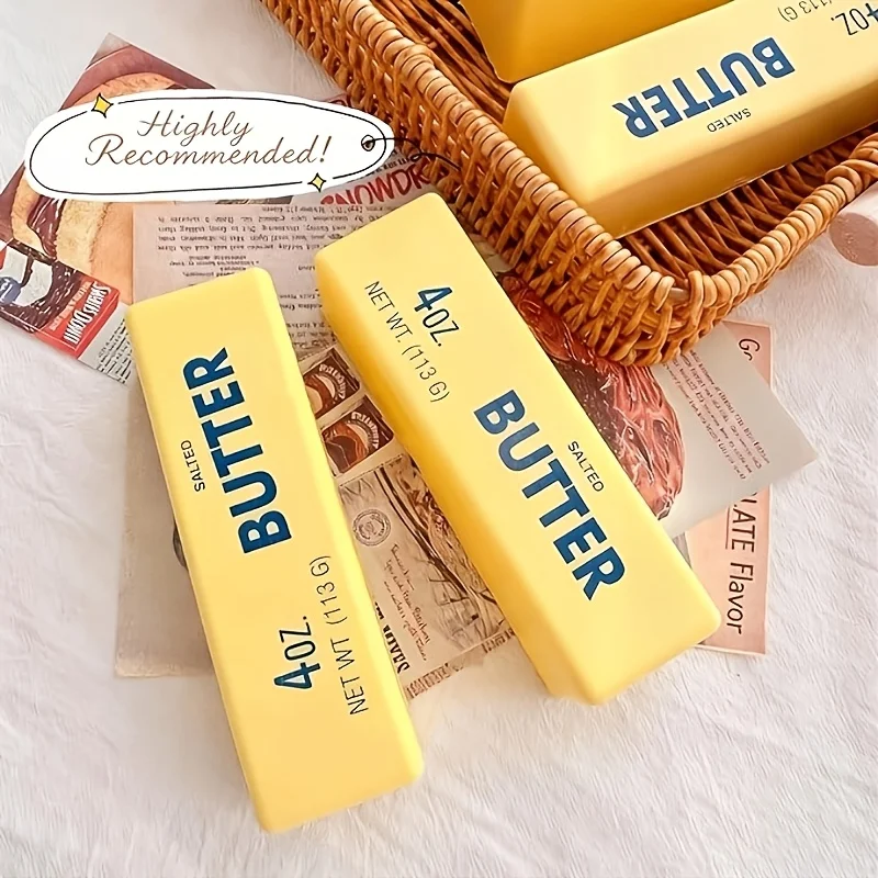 Butter-Erdbeer-Sticks - Langsam zurückfedernd, Quetschbarer Spaß, Kleine Partygeschenke, Niedliche Stressabbauende Quetschspielzeuge – Detail 2