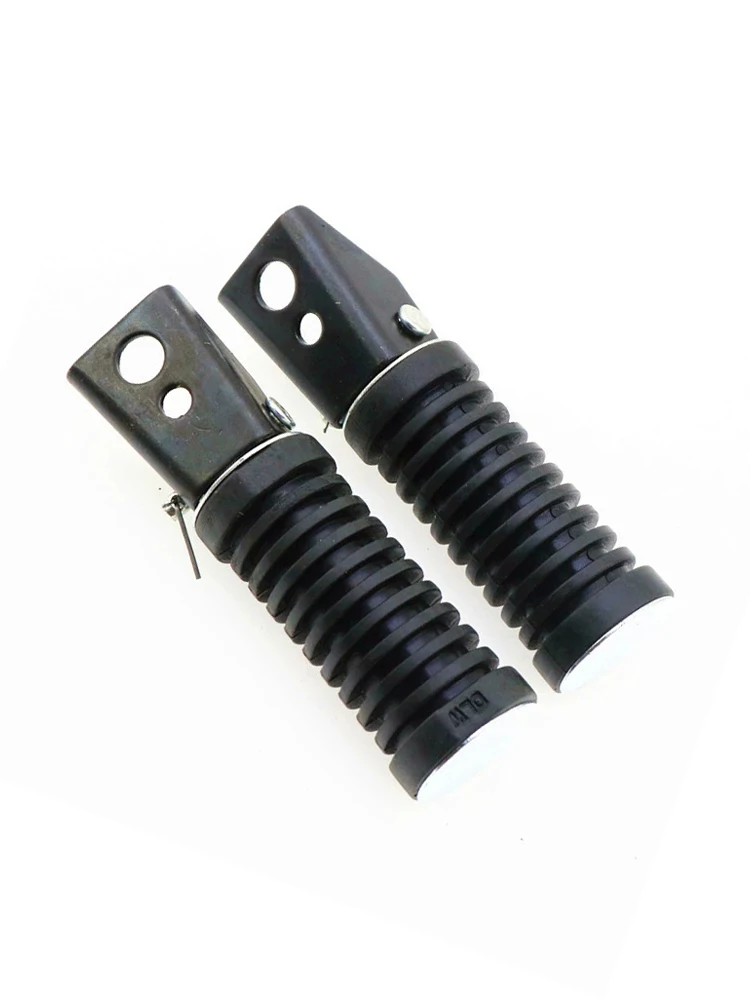 

Motorcycle Rear Footrest Rubber Pegs Fit for Suzuki Haojue Lifan Dayun Qjmotor AX100 GN125H ZJ125 HJ125-8 Motorbike Foot Pedals