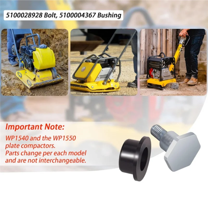 Для Wacker Style WP1540 WP1550 5100004367 Комплект втулок ручки Втулки газонокосилки