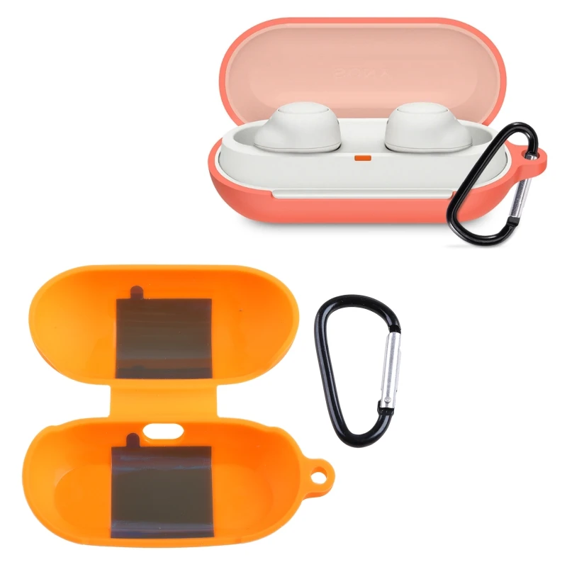 Funda protectora lavable Compatible con auriculares Sony-WF-C500, ligera, resistente a impactos, impermeable, silicona Sl