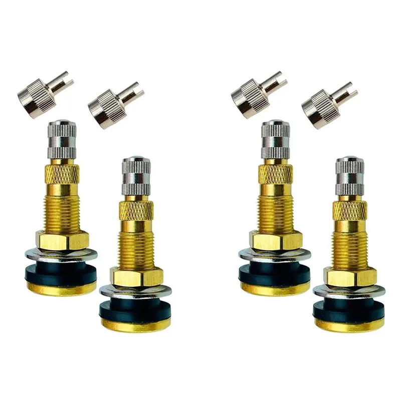 4X TR618A Tire Valve Stems,Tubeless Air Liquid Tractor Valve Stems For Tubeless Tires, Industrial Agricultural Wheels-L94A