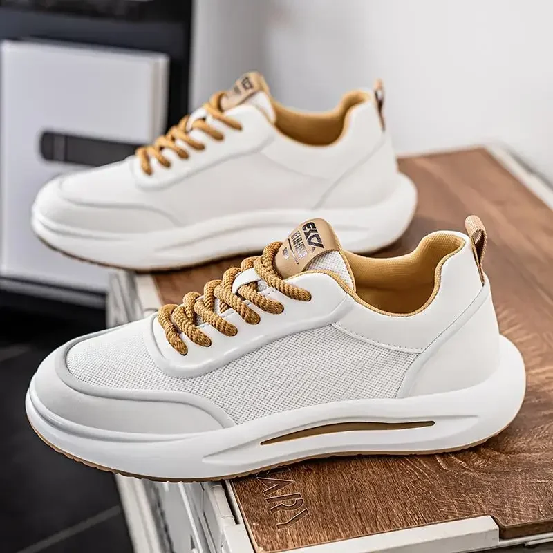 

Осень 2023, мужские туфли для папы на толстой подошве, модные кроссовки с дышащей сеткой, повседневная спортивная обувь, удобные кроссовки с резиновой подошвой