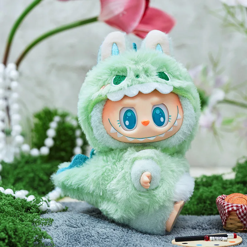 

Кукольная одежда для 15-17 см, кулон Labubu, сидящая детская пчела, динозавр, акула, Labubu, аксессуары для кукол, милые украшения, маленькая одежда