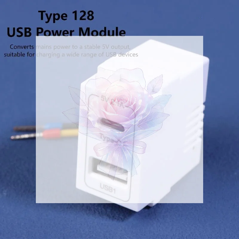 1Pcs 128-Type USB Power Module 220V To 5V Transformer With 2.1A USB Adapter