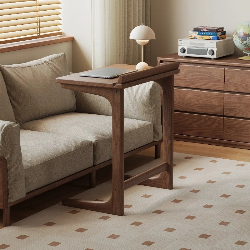 

Solid wood sofa edge living room removable small coffee table bedside small desk bedroom bedside table