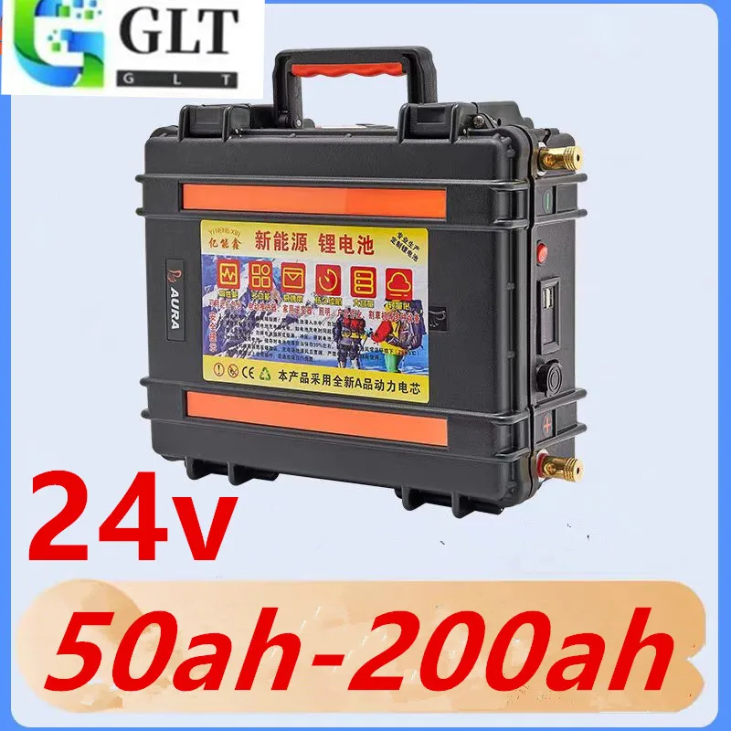 

Перезаряжаемая литий-ионная батарея 24 В, 50 Ач, 60 Ач, 80 Ач, 100 Ач, 120 Ач, 200 Ач, 24 В для троллинговой рыбацкой лодки