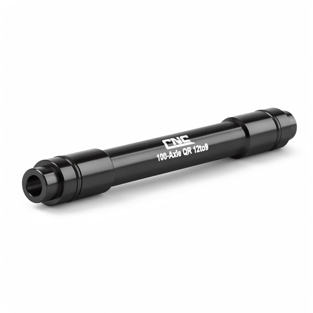 CNC-Fahrrad-Vorderachse-Adapter 12mm auf 9mm 100mm Gabelkonverter für MTB Rennrad Schnellspanner-Naben-Zubehör