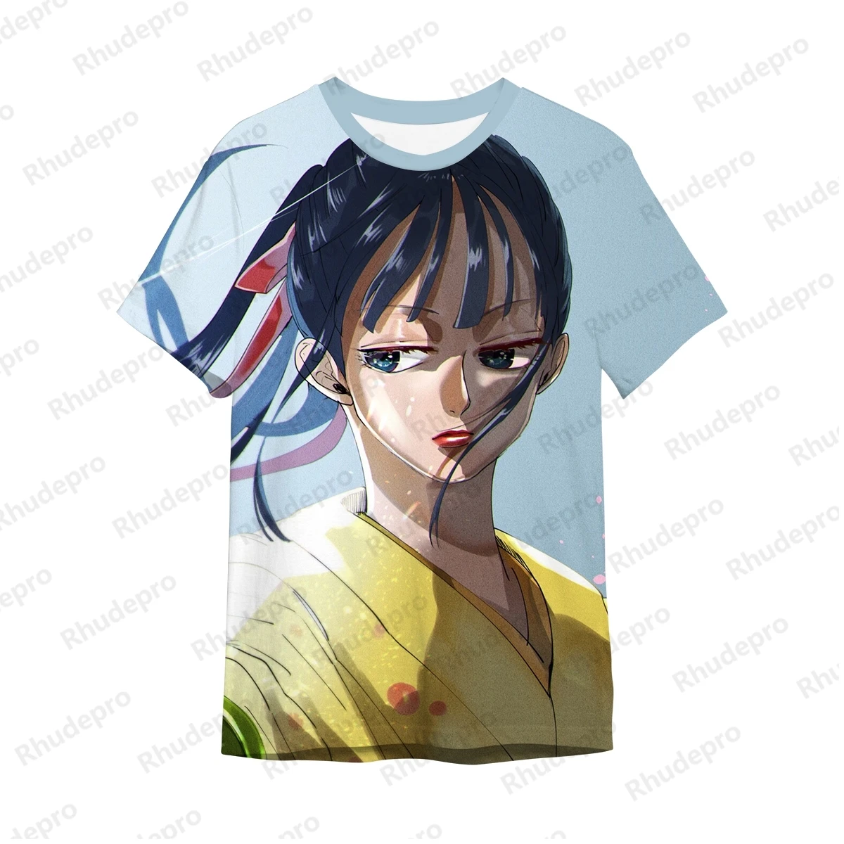 Camiseta de tamanho grande Monkey D Luffy masculina, Tops de Anime Infantil, Roronoa Zoro, Roupas Hip Hop, Y2k, Alta Qualidade, Novo, 5XL