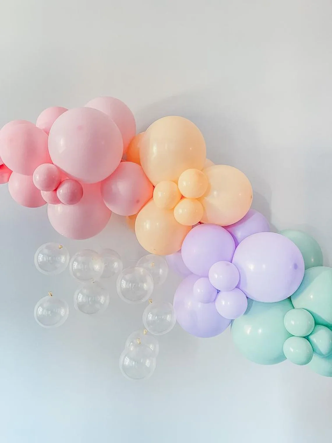 Mermaid Balloon Party Garland Arch Kit Under the Sea Pastel Rainbow Seashell Splash Birthday Baby Shower Balloon Decoration