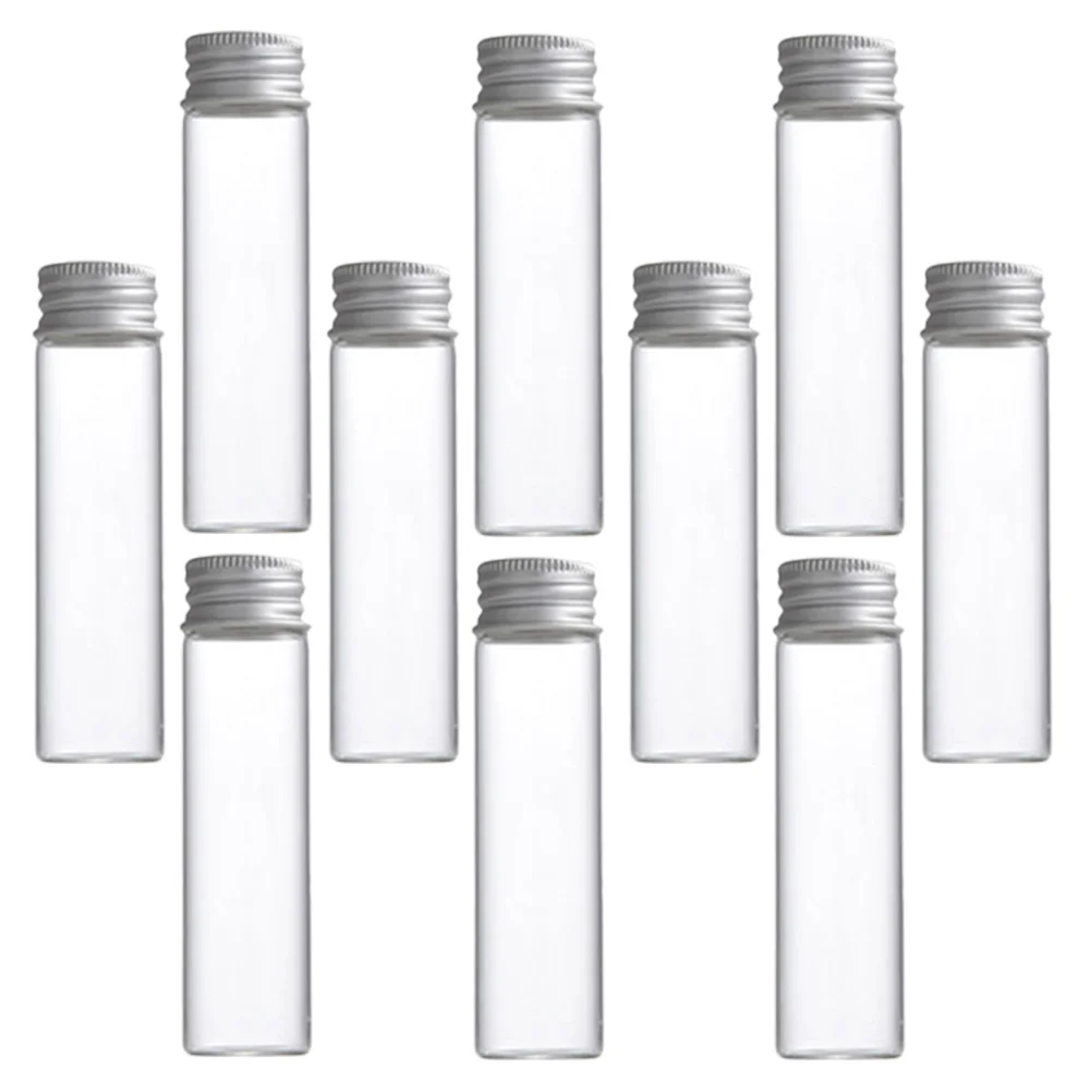 30 Pcs Spice Containers Laboratory Sample Bottle Vials for Essential Oil Wedding Test Transparent Mini Jars Empty Glass Paint