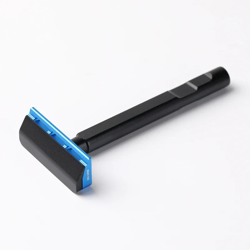 YAQI Black and Blue Color Tachi(Aluminum Version) Light Weight Single Edge Safety Razor for Men's Safety Shavers & Universal Fit